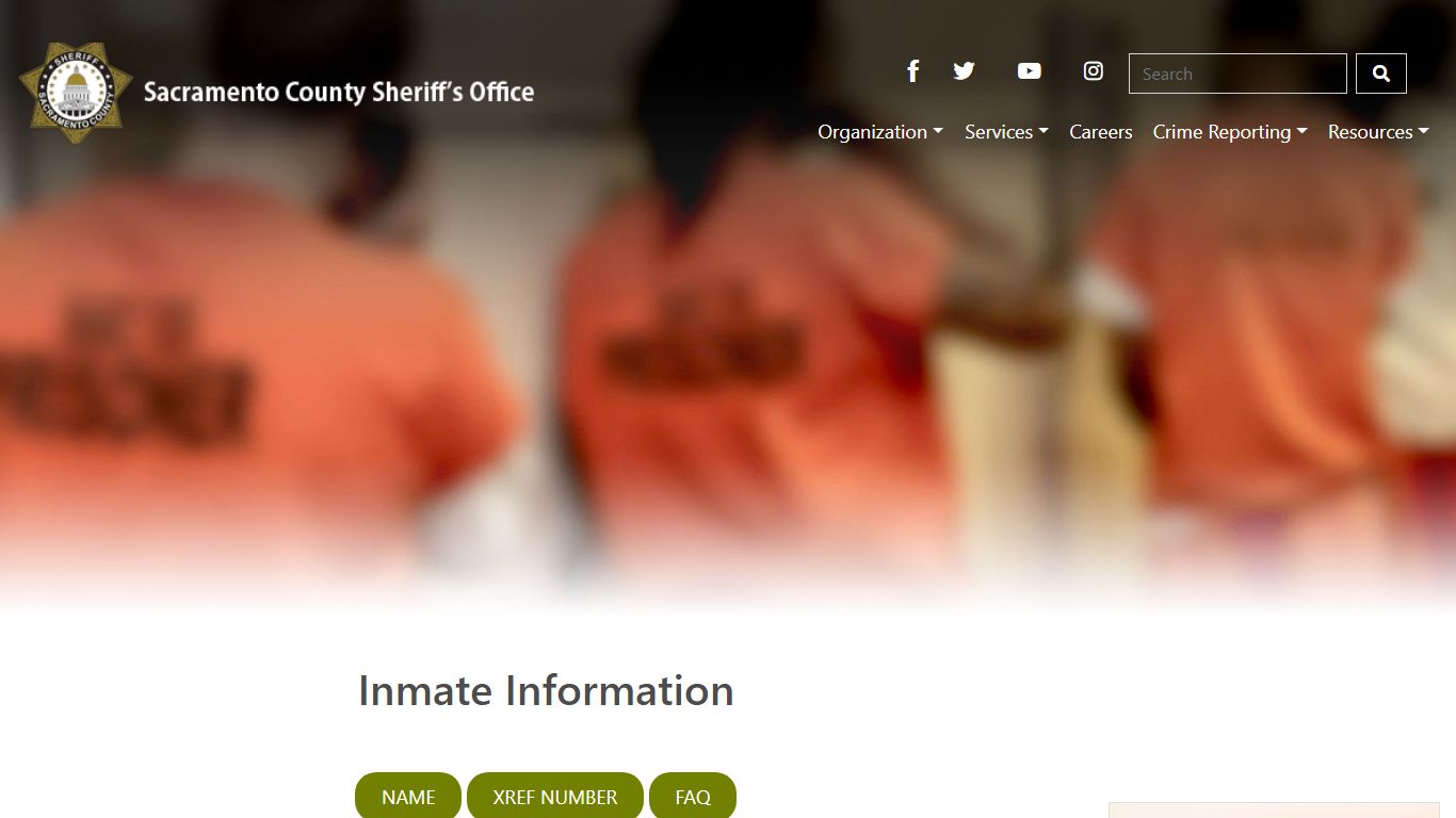 Sac Sheriff - Inmate Information